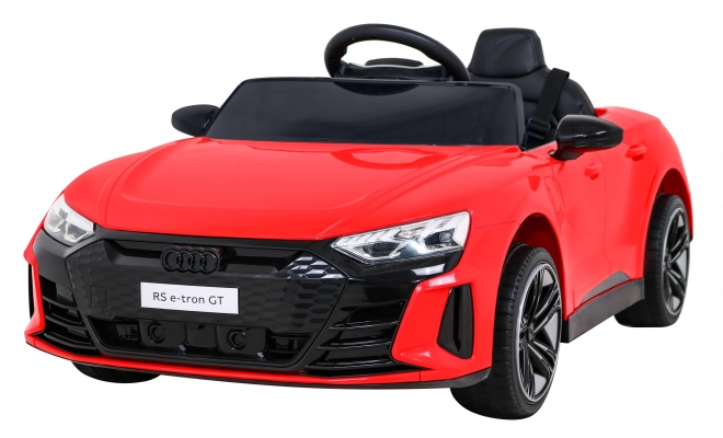 Audi RS E-Tron GT dětské elektrické auto s ovladačem a pohonem 4x4 – Červená