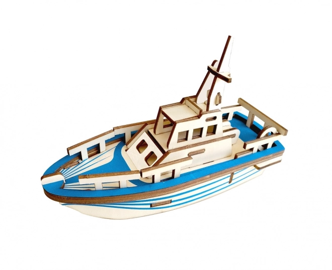 Dřevěné 3D puzzle Loď