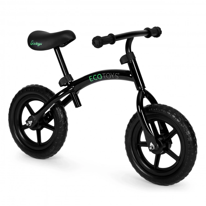 Dětské balanční kolo, odrážedlo, kola EVA ECOTOYS – černé