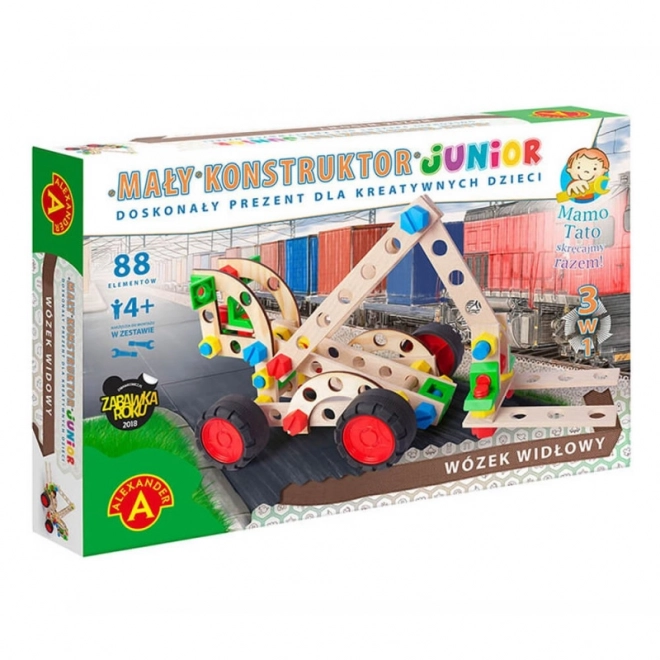 Stavebnice Little Constructor Junior 3 v 1 - vysokozdvižný vozík