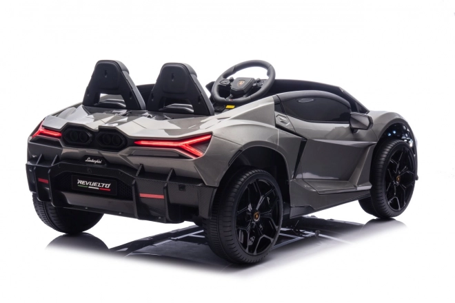Elektrické auto Lamborghini Revuelto XL šedé