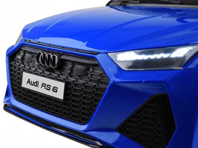 Elektrické autíčko Audi RS 6 pro děti – Modrá