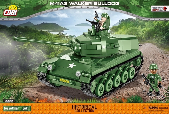 COBI 2239 Vietnam War M41A3 Walker Bulldog, 625 k, 2 F
