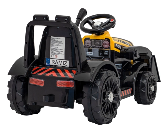 Otroški električni traktor z radlico – Žlutý