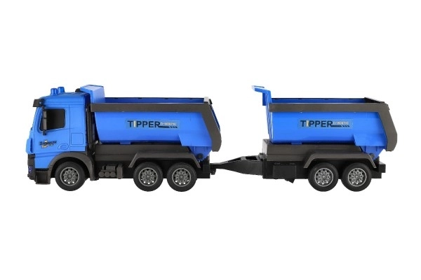 Nákladní auto s vlekem TIPPER plast 50cm