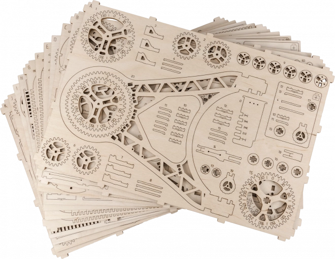 WOODEN CITY 3D puzzle Ruské kolo 470 dílů
