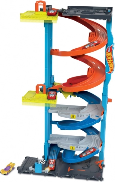 Hot Wheels City závodní věž s transformací 2 v 1