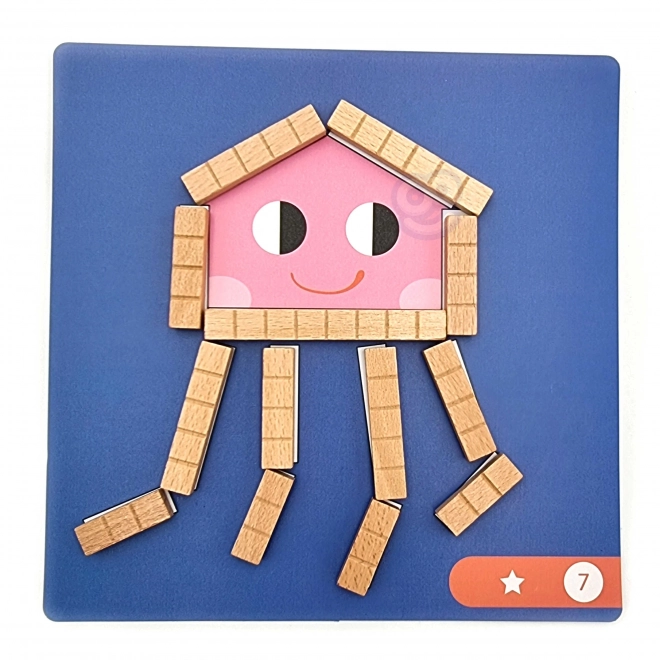 Magnetická logická skládanka Tooky Toy