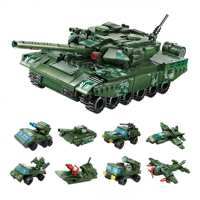 Stavebnice Qman War-Spirit Kolový Tank
