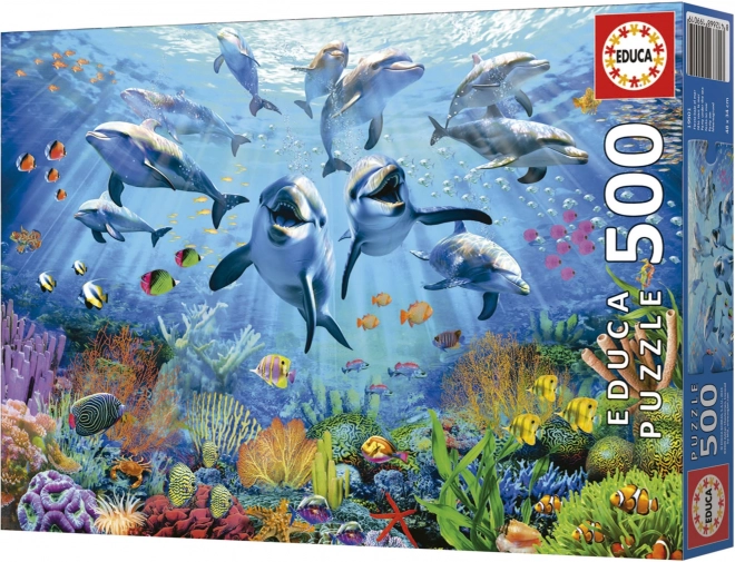 EDUCA Puzzle Zábava pod hladinou 500 dílků
