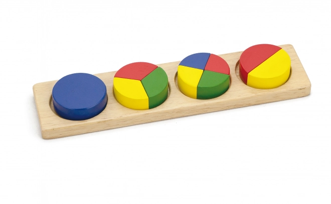 Dřevěná skládačka Viga Montessori matematika pro děti