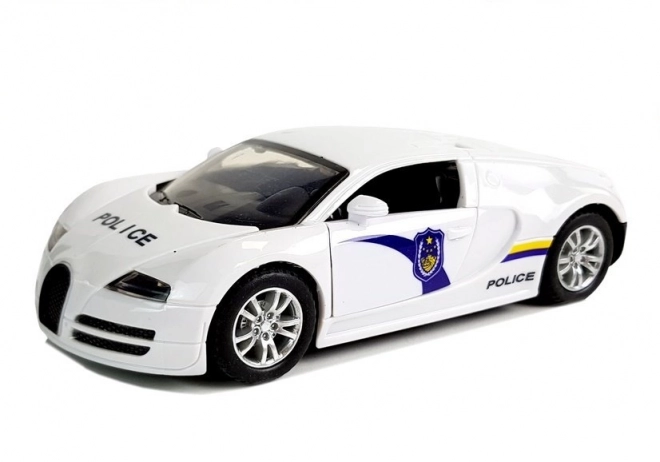 Policejní sportovní vůz se zvukovými světly Drive White