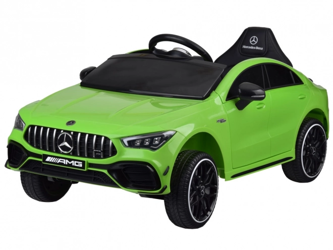 Dětské elektrické auto Mercedes AMG CLA 45s s houpacím efektem – Zelená