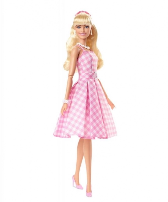 Filmová panenka Barbie Margot Robbie jako Barbie v růžových šatech