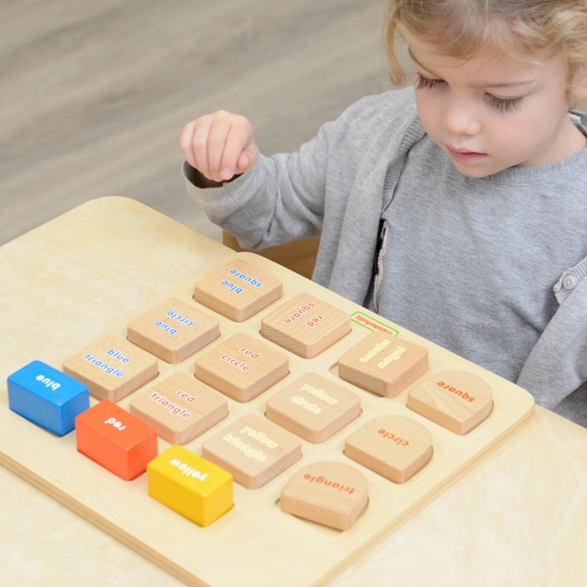 Edukativní tabule tvarový a barevný třídič