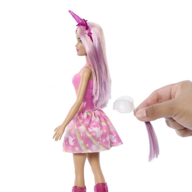 Barbie pohádková víla jednorožec – Modrý obleček