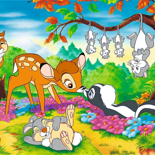 Puzzle Bambi a lesní přátelé 160 dílků