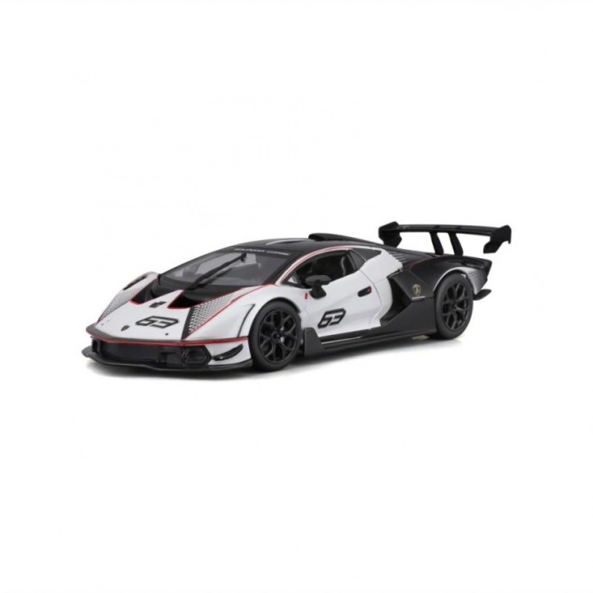 Bburago 1:24 Dirka Lamborghini Essenza SCV12 – Bílé