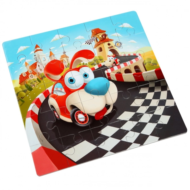 Puzzlika Šťastné příběhy 3 v 1 dětské puzzle