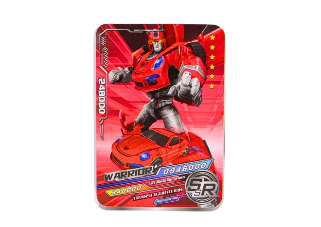 Auto-Robot 2v1 Transformace Sportovní červená