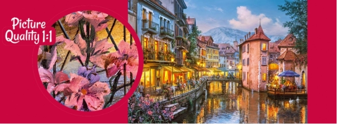 Puzzle Večer v Annecy 1000 dílků