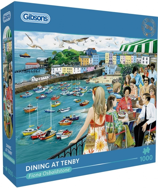 Puzzle Večeře v Tenby 1000 dílků