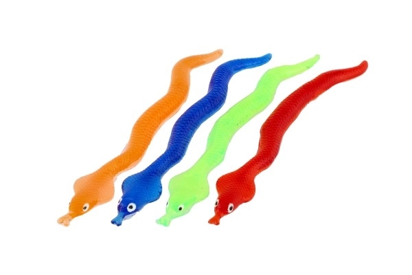 Natahovací elastický had 28 cm - 4 barvy