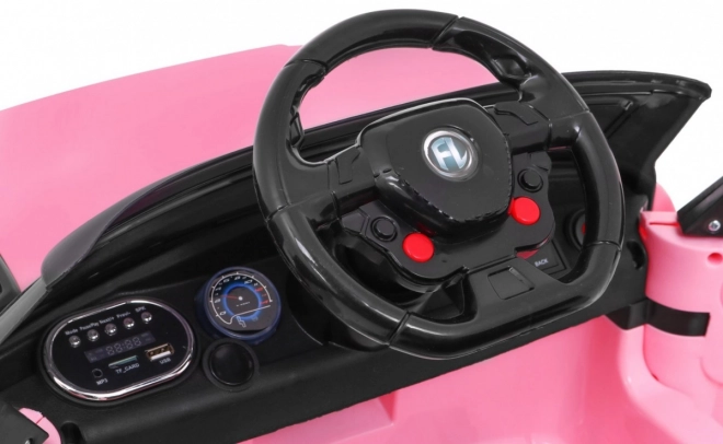 Elektrické autíčko Land Rapid Racer růžové