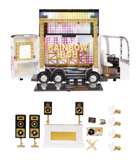 Rainbow High Tour bus