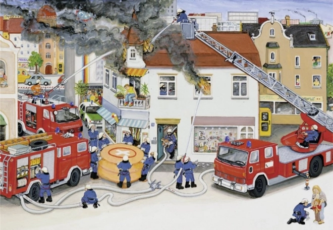 Ravensburger puzzle Hasičský sbor 2x24 dílků