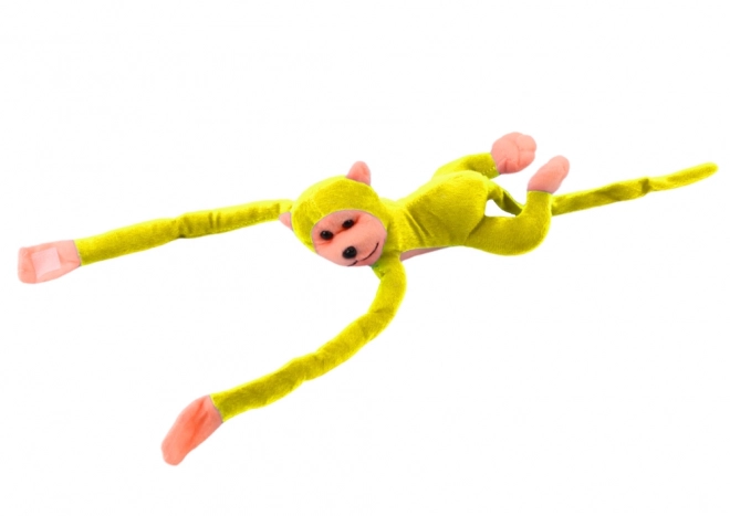 Plyšový maskot opice se zvukem žlutý 60 cm