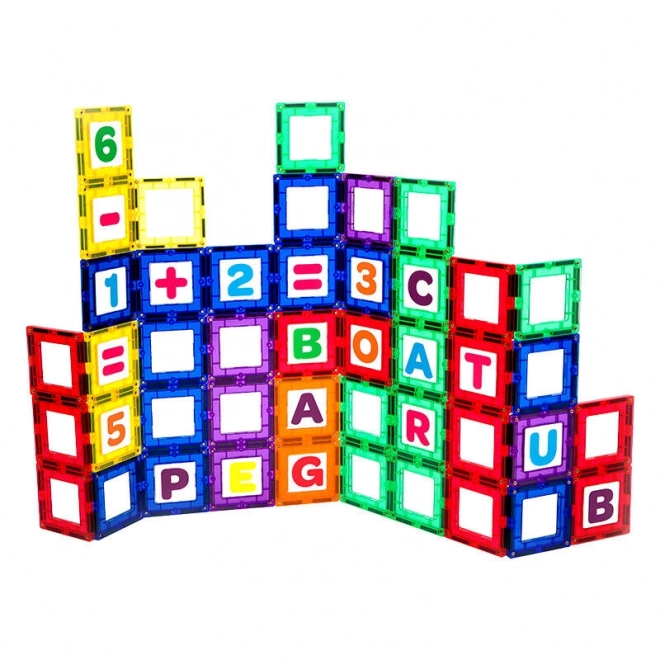 Magnetické stavebnice pro děti Playmags 80 ks