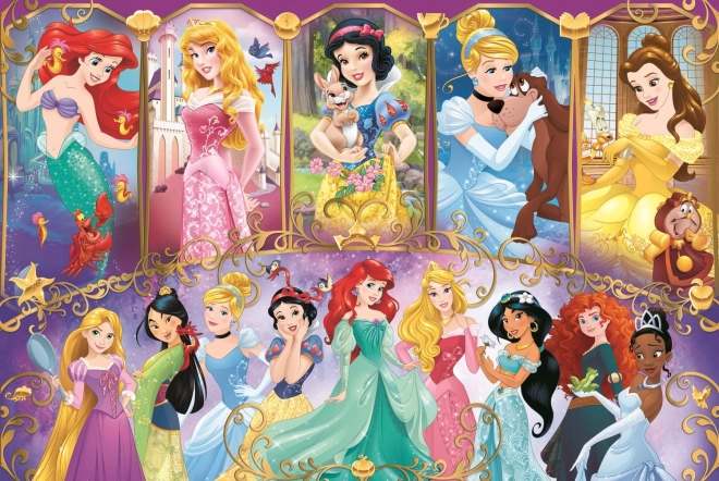 Puzzle Disney Princezny 160 dílků - Portréty Princezen