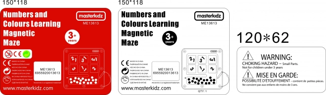 Vzdělávací magnetická tabule Masterkidz