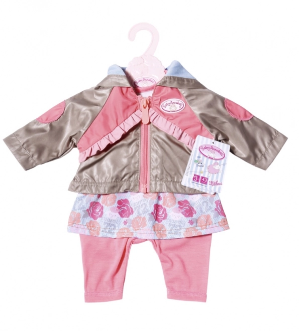 Baby Annabell cestovní šatník pro panenky tyrkysový