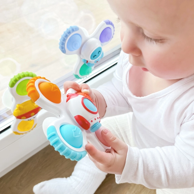 Sensory Spinnery Raketa, Kosmita a UFO 3 ks od Woopie