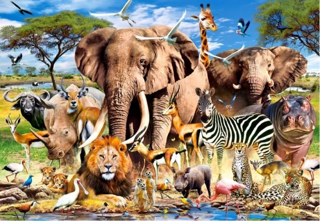 Puzzle 260 dílků Savanna Animals