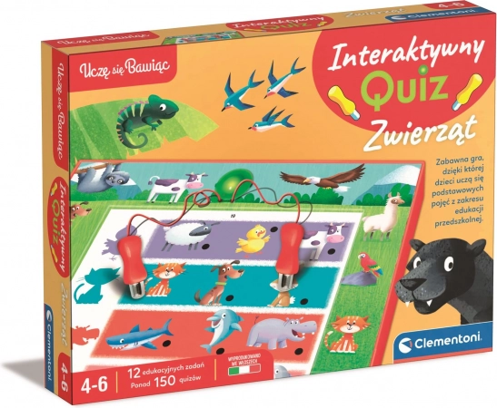 Interaktivní kvíz Zvířata CLEMENTONI (4–6 let)