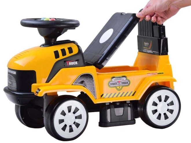 Jeździk Traktor s Přívěsem – Žlutá