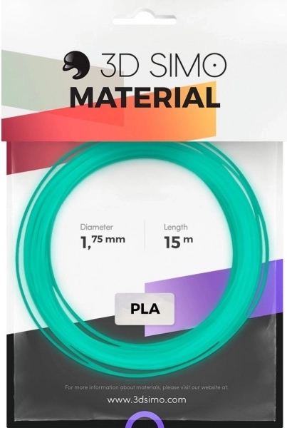 fluorescenční filament pro 3d pera a 3d tisk 1,75 mm – sada 15 m