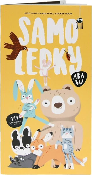 Ababu Samolepkový sešit plný zábavy s 111 samolepkami
