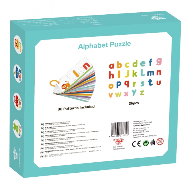 Puzzle abeceda Montessori pro děti s Tooky Toy