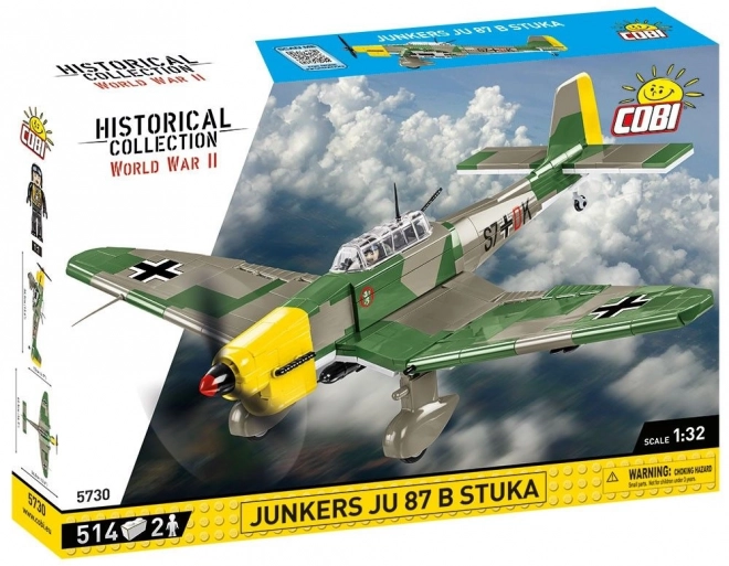 COBI 5730 II WW Junkers Ju 87 B Stuka, 1:32, 514 k, 2 f