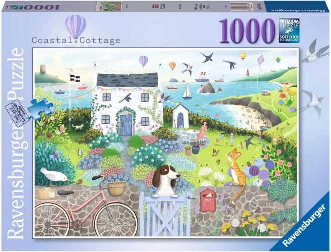 Puzzle Chata na pobřeží 1000 dílků
