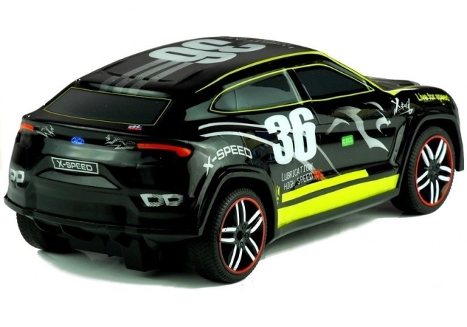 Dálkově ovládané sportovní auto Pilot R/C – černé