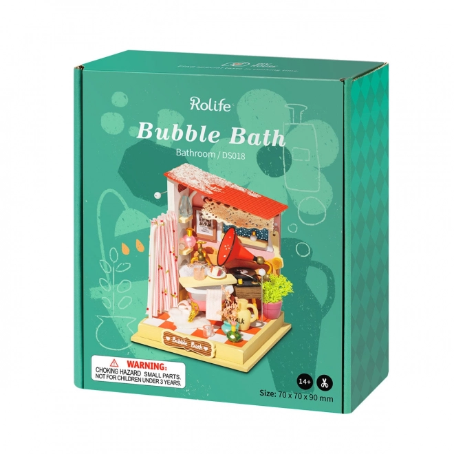 Miniatura domečku do koupelny Bubble Bath