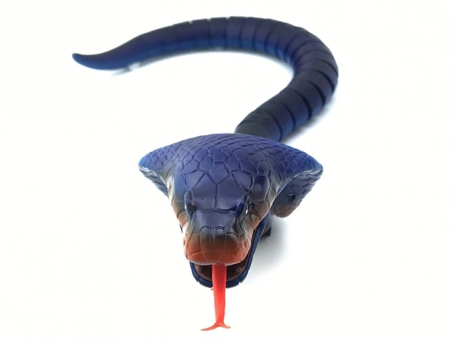 Zábavný dálkově ovládaný had Cobra – Modrá