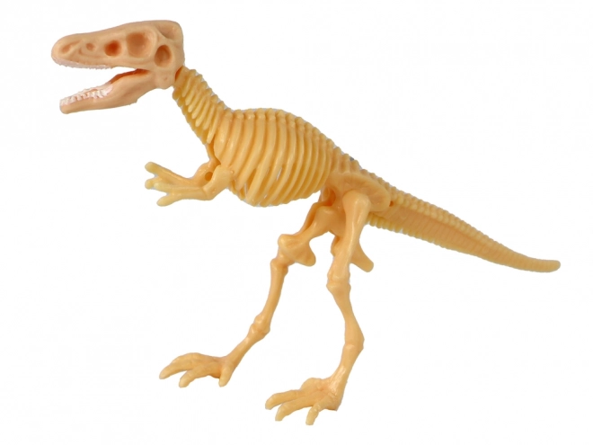 Otevírací dinosauří vajíčko s kostrou – 9 cm, 4 barvy