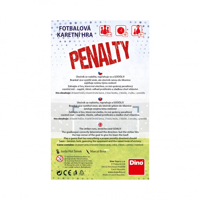 DINO Karetní hra Penalty