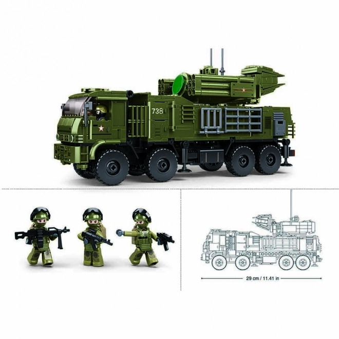 Stavebnice Pantsir S1S v měřítku 1:35